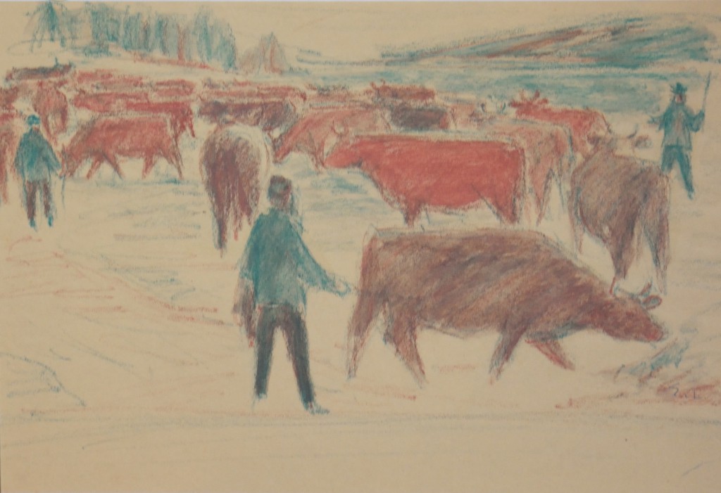Viehhändler mit Hirten Leu Ernst