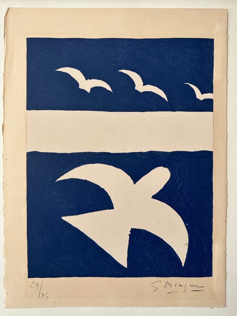 Les oiseaux bleus Braque Georges