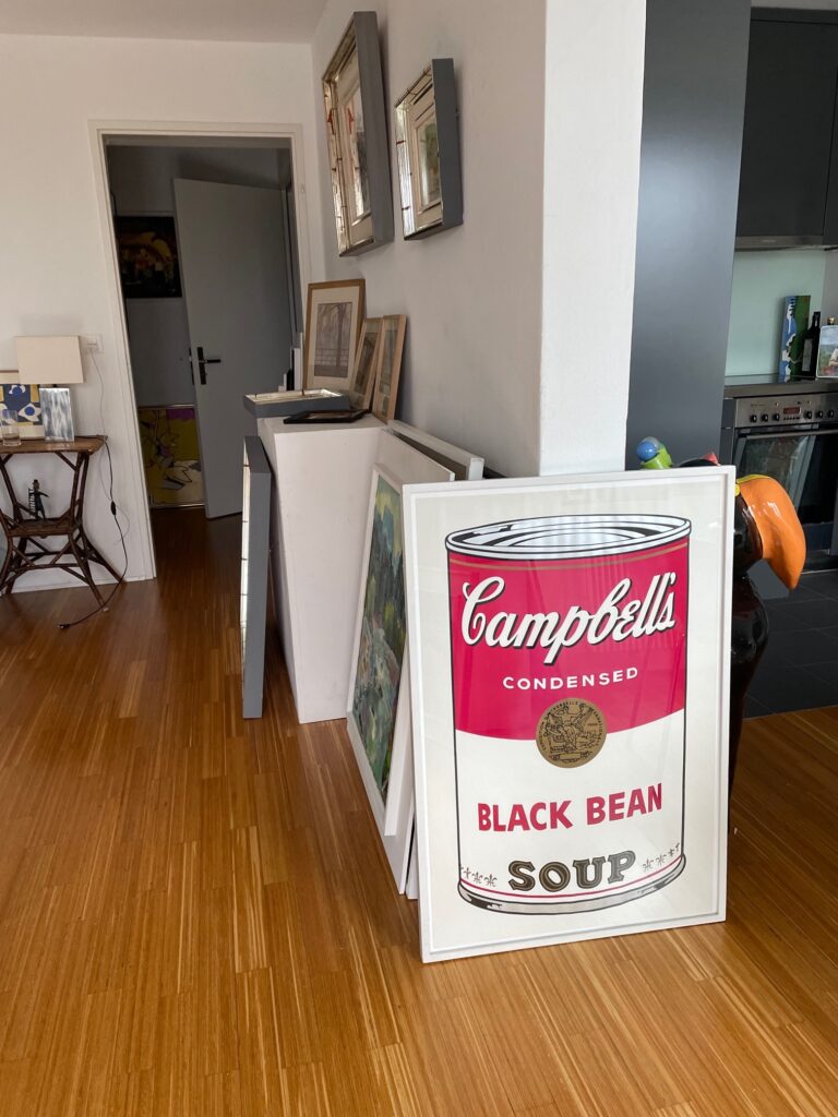 Campbell's Black Bean Warhol Andy