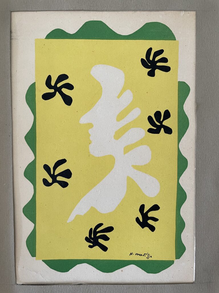 Gerahmter Buchrücken aus 1949 Matisse Henri