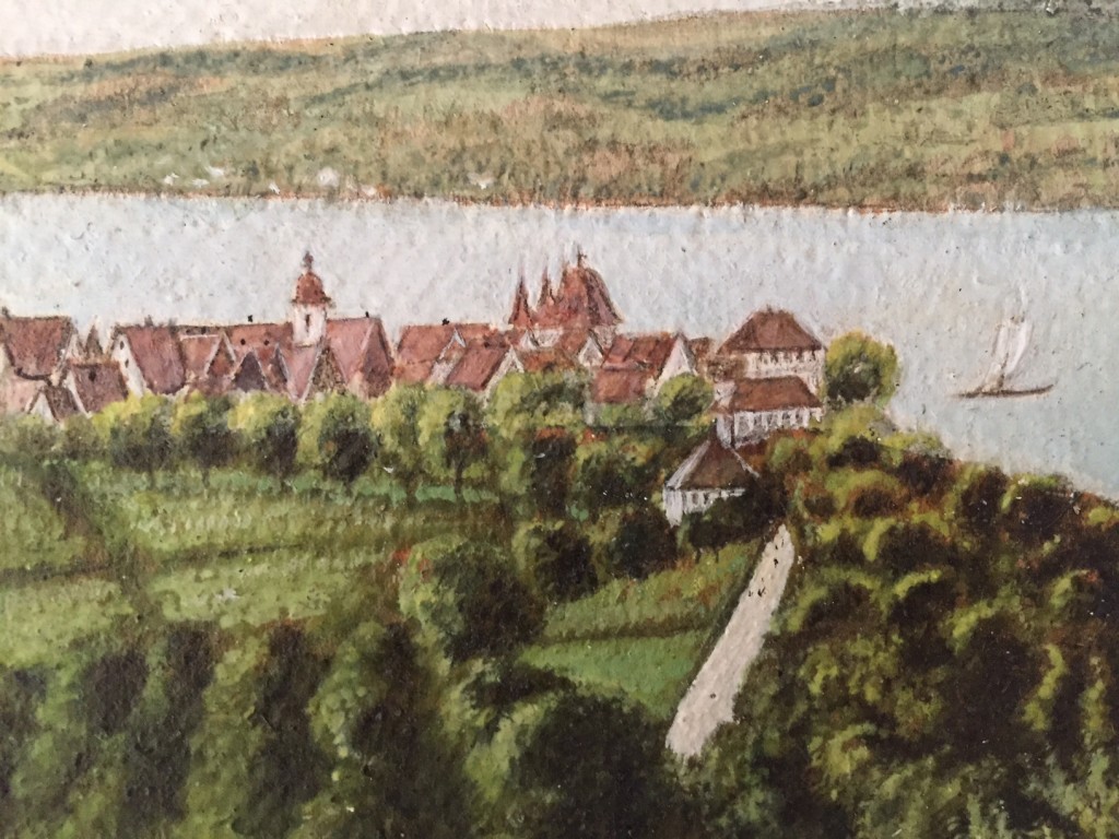Sicht auf Steckborn und Mammern im Thurgau Dietrich Adolf