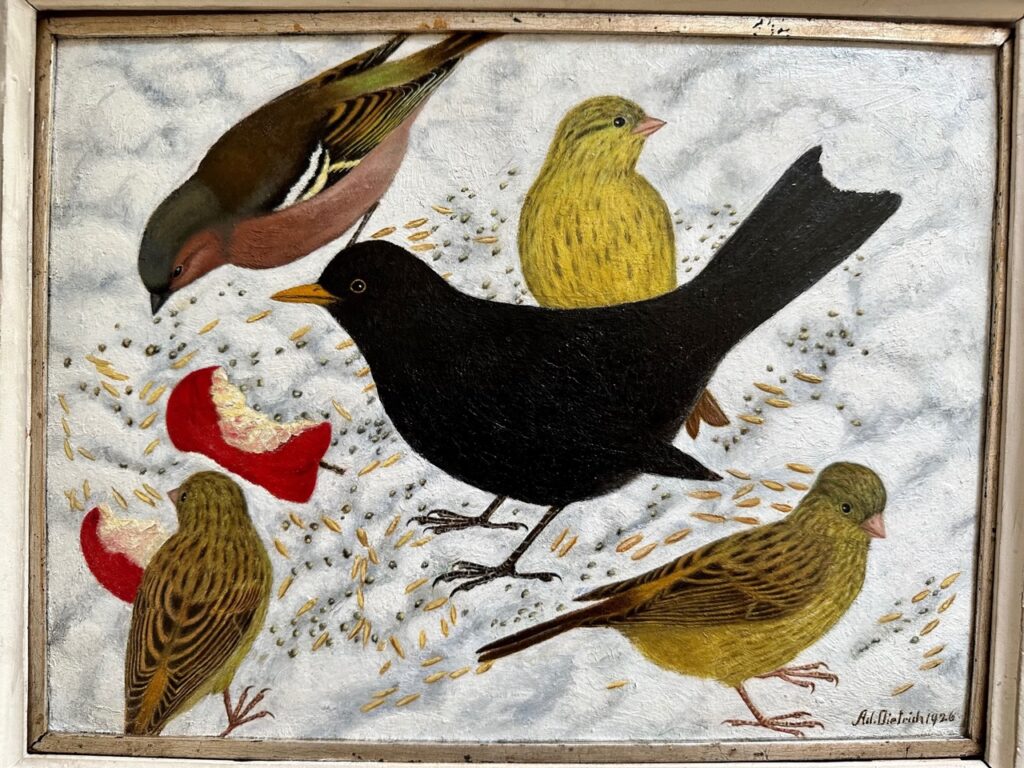Vögel im Winter 1926 Dietrich Adolf