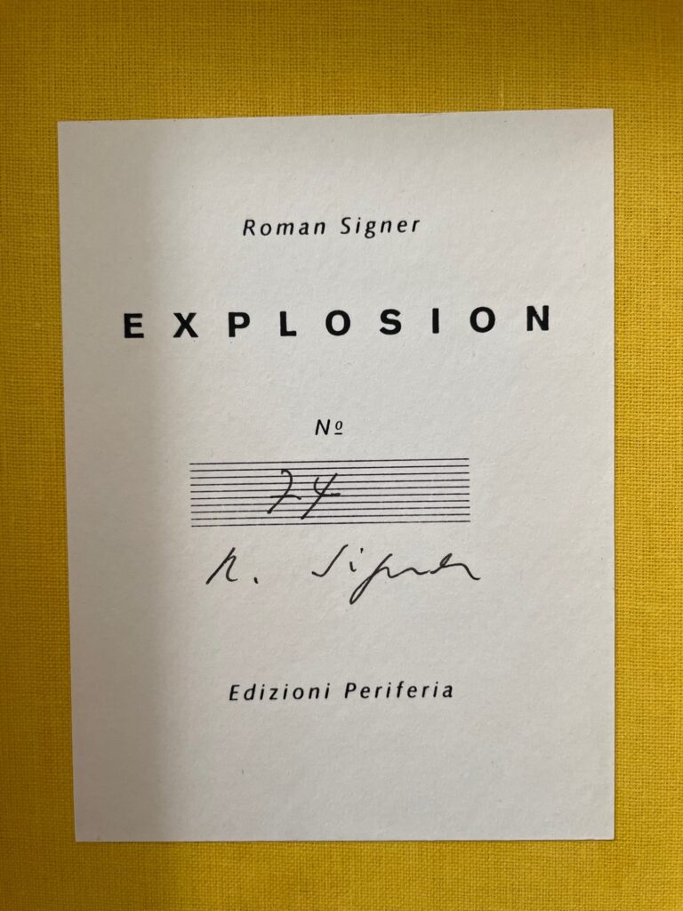 Explosion Signer Roman