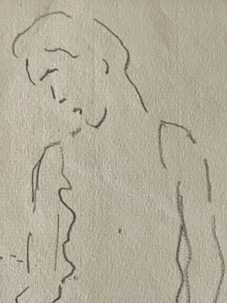 1 Zeichnung einer Dame Hodler Ferdinand