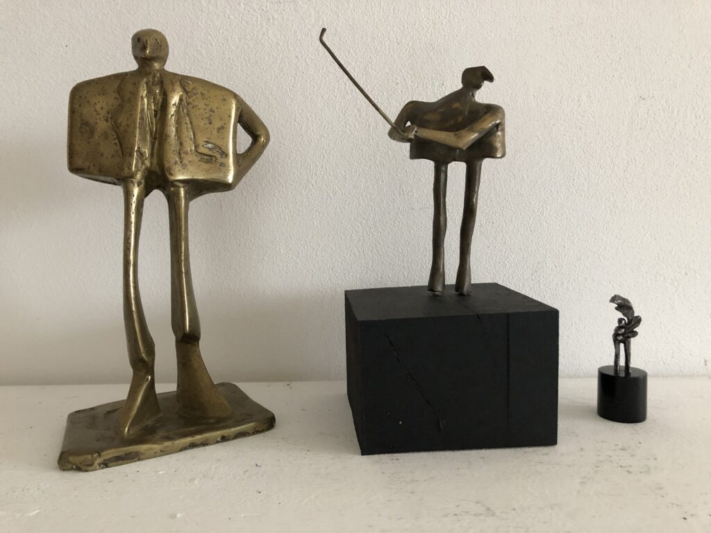 seine wohl kleinste Skulptur Metzler Kurt Laurenz