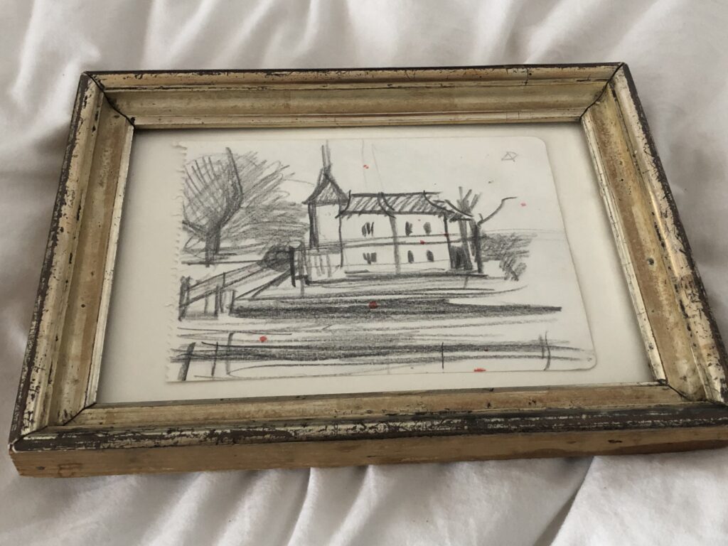 Skizze eines Hauses Pfister Albert