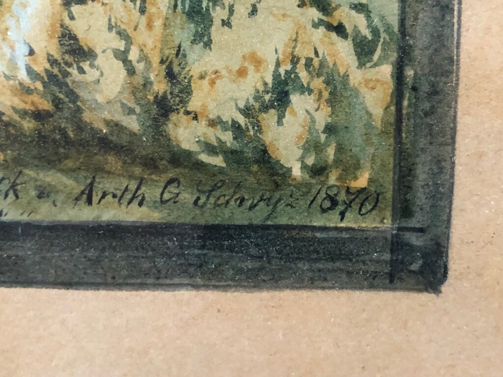 Arth bei Schwyz 1870 Deck August