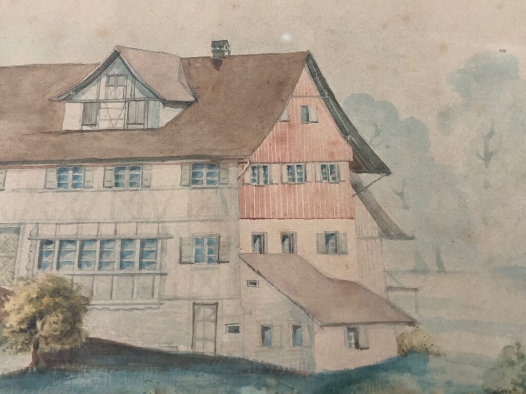 Arth bei Schwyz 1870 Deck August