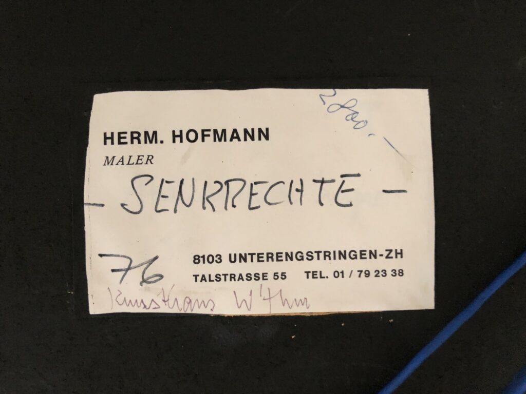 Senkrechte Hofmann Hermann