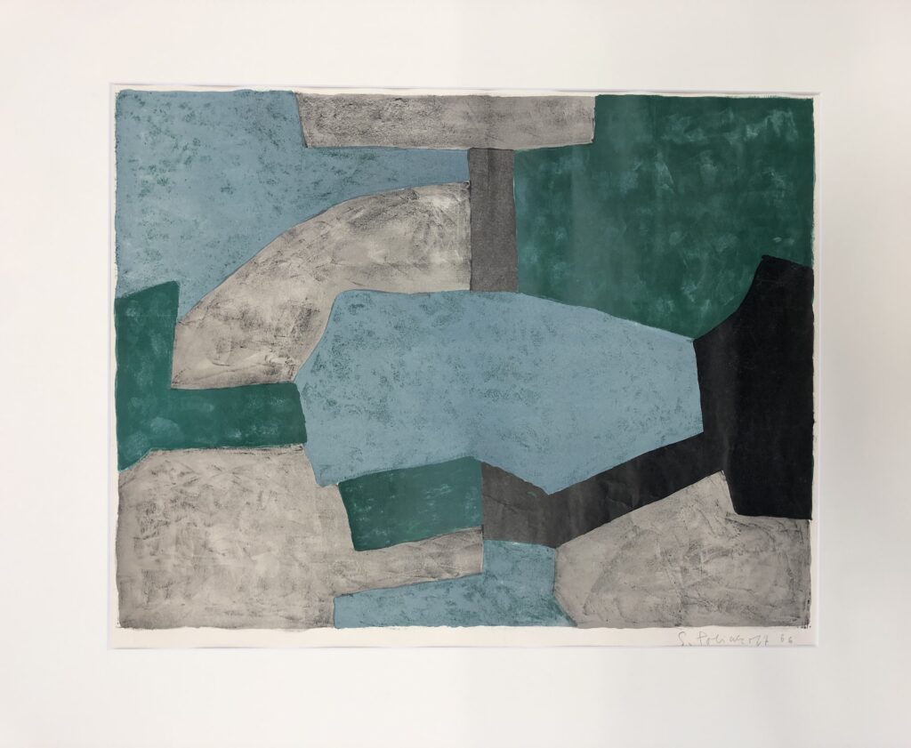 Komposition grün-grau-blau Poliakoff Serge