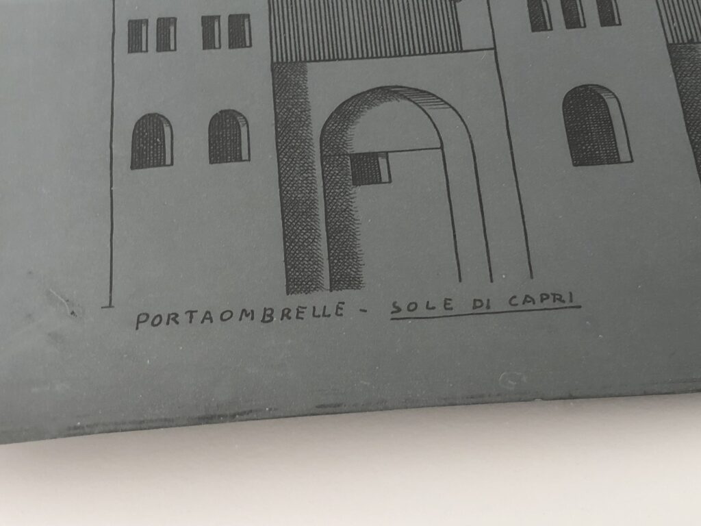 Druckplatte Fornasetti Piero