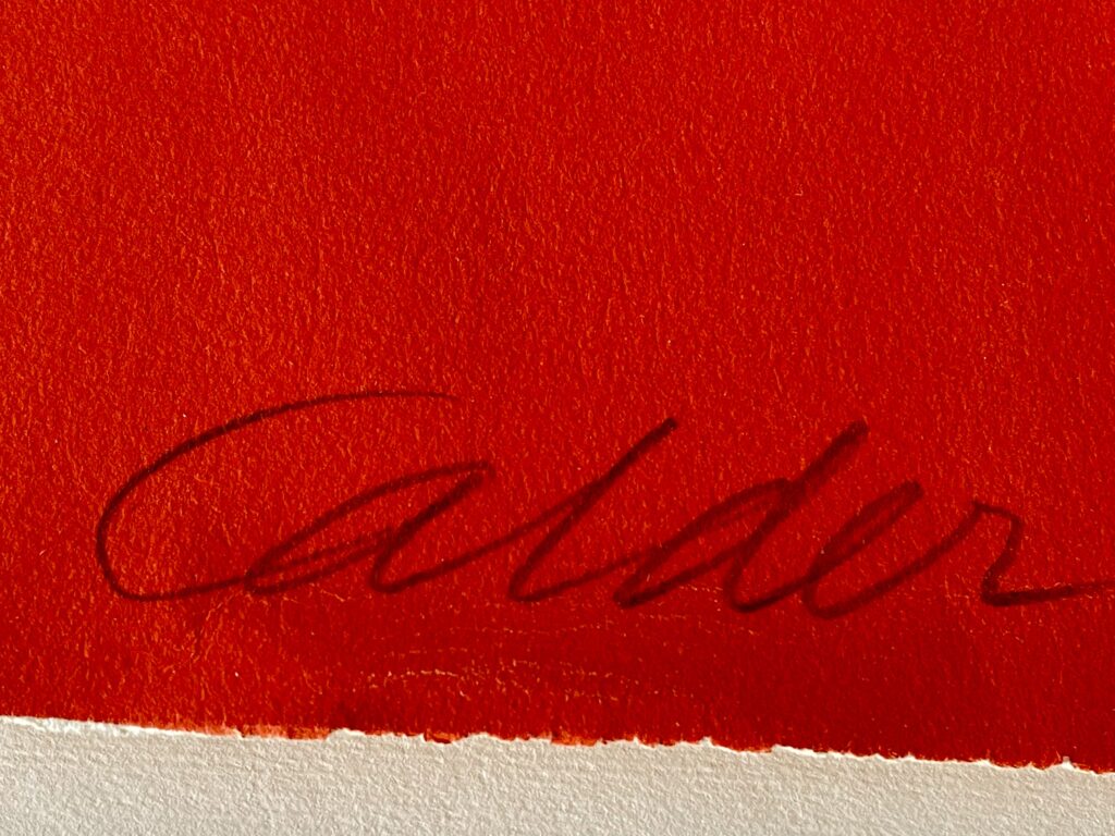 Komposition in Rot, Gelb, Schwarz Calder Alexander