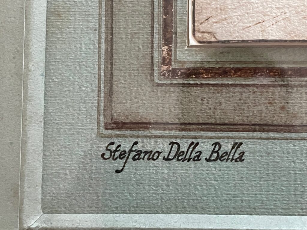 Landschaftszeichnung Della Bella Stefano